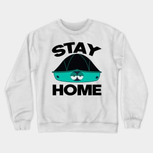 Stay Home social distancing funny  Tortoise Crewneck Sweatshirt